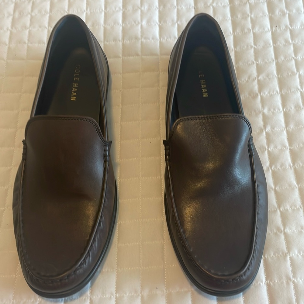 Men’s slide on dress loafers, size 11 Cole Haan